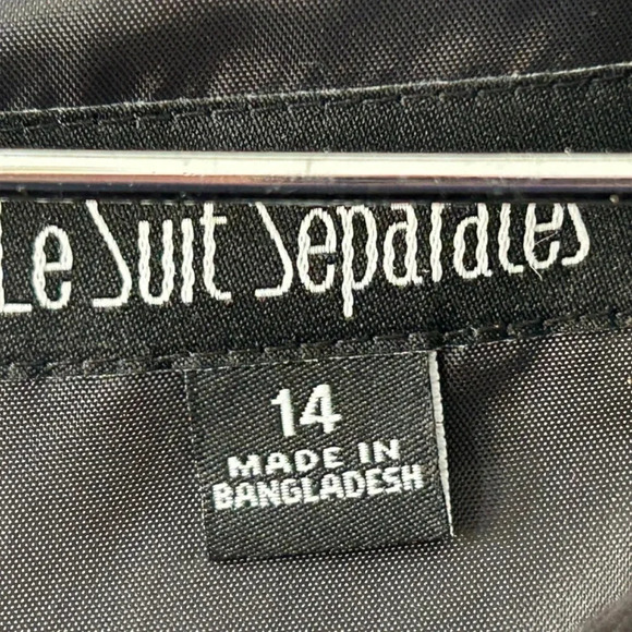 Le Suite Separates Women's Black Sleeveless Pencil Dress Sz 14 - Picture 3 of 7